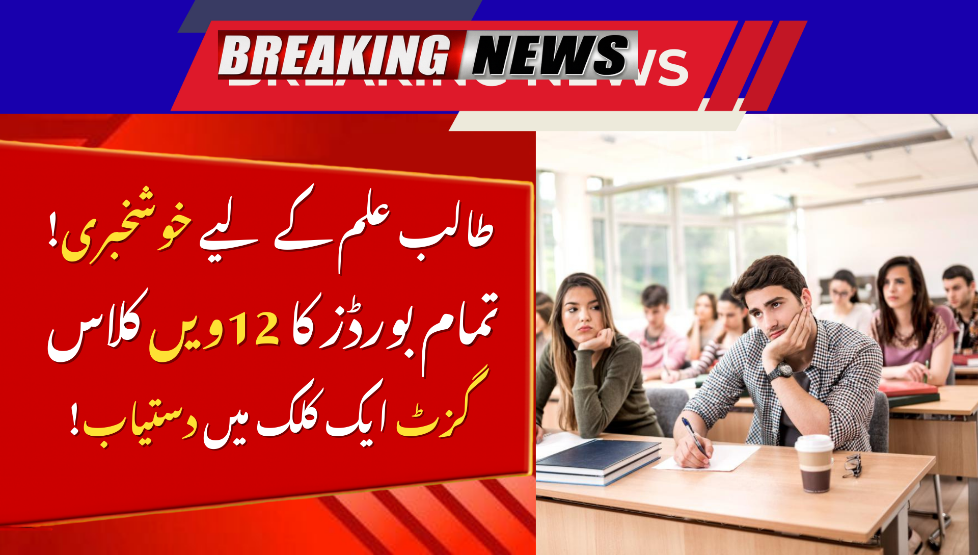 All Boards 12th Class Gazette Punjab 2025