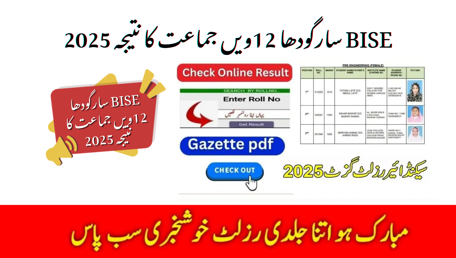 BISE Sargodha Board 2nd Year Result 2025: Check HSSC Part 2 Marks Online